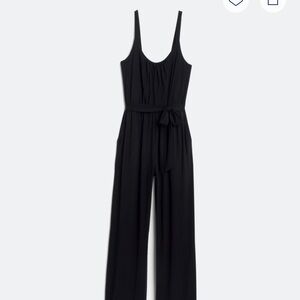 Market & Spruce Black Sleeveless Jumpsuit